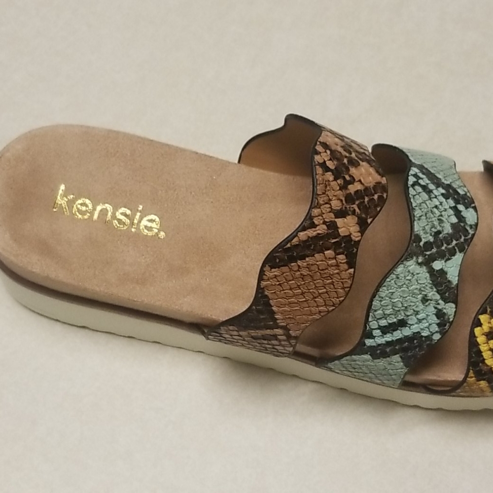 ✪𝐇𝐏✪ 𝗞𝗲𝗻𝘀𝗶𝗲 Snakeskin Sandals - Picture 7 of 10